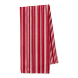 Design Imports Red Cider Classic Stripe Heavyweight Kitchen Towels