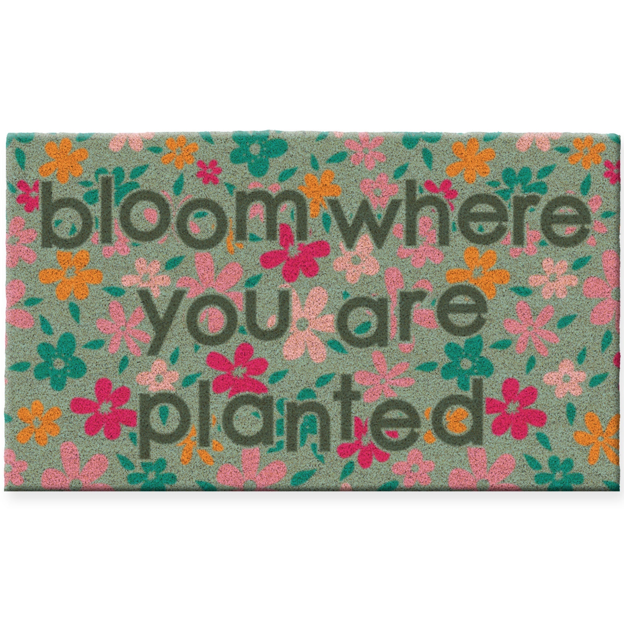 Design Imports Bloom Where Planted Doormat