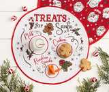 Design Imports Cookies for Santa Embellished Round Placemat