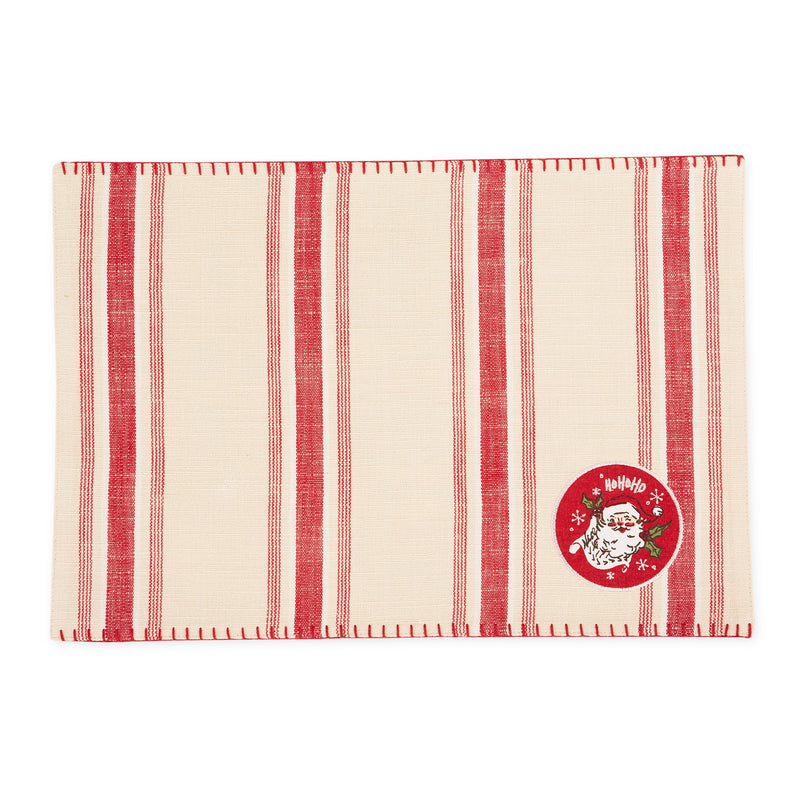 Design Imports Jolly Santa! Embellished Placemat