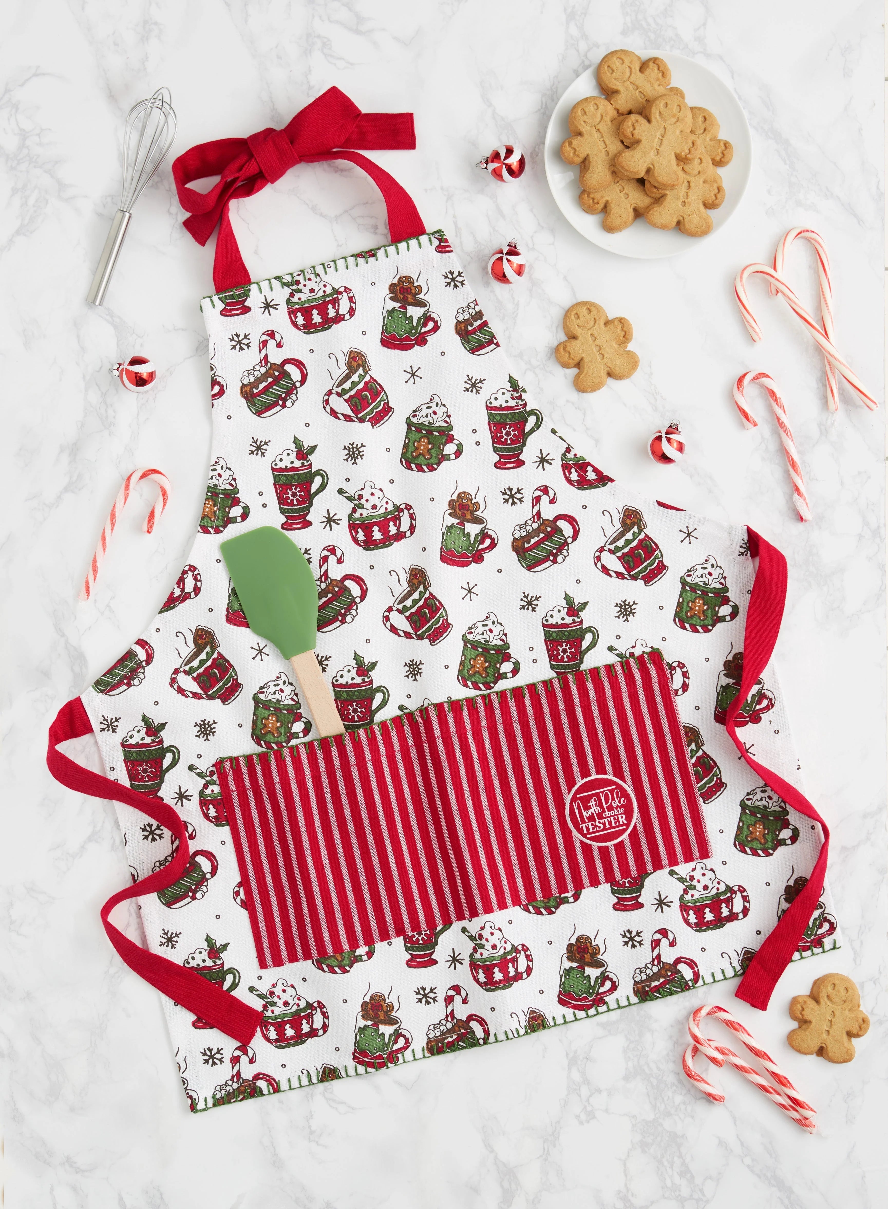 Design Imports Hot Cocoa Printed Children's Apron