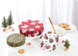 Design Imports Holly Jolly Reusable Dish Covers - Set of 3