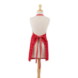 Design Imports Red Cider Windowpane Apron