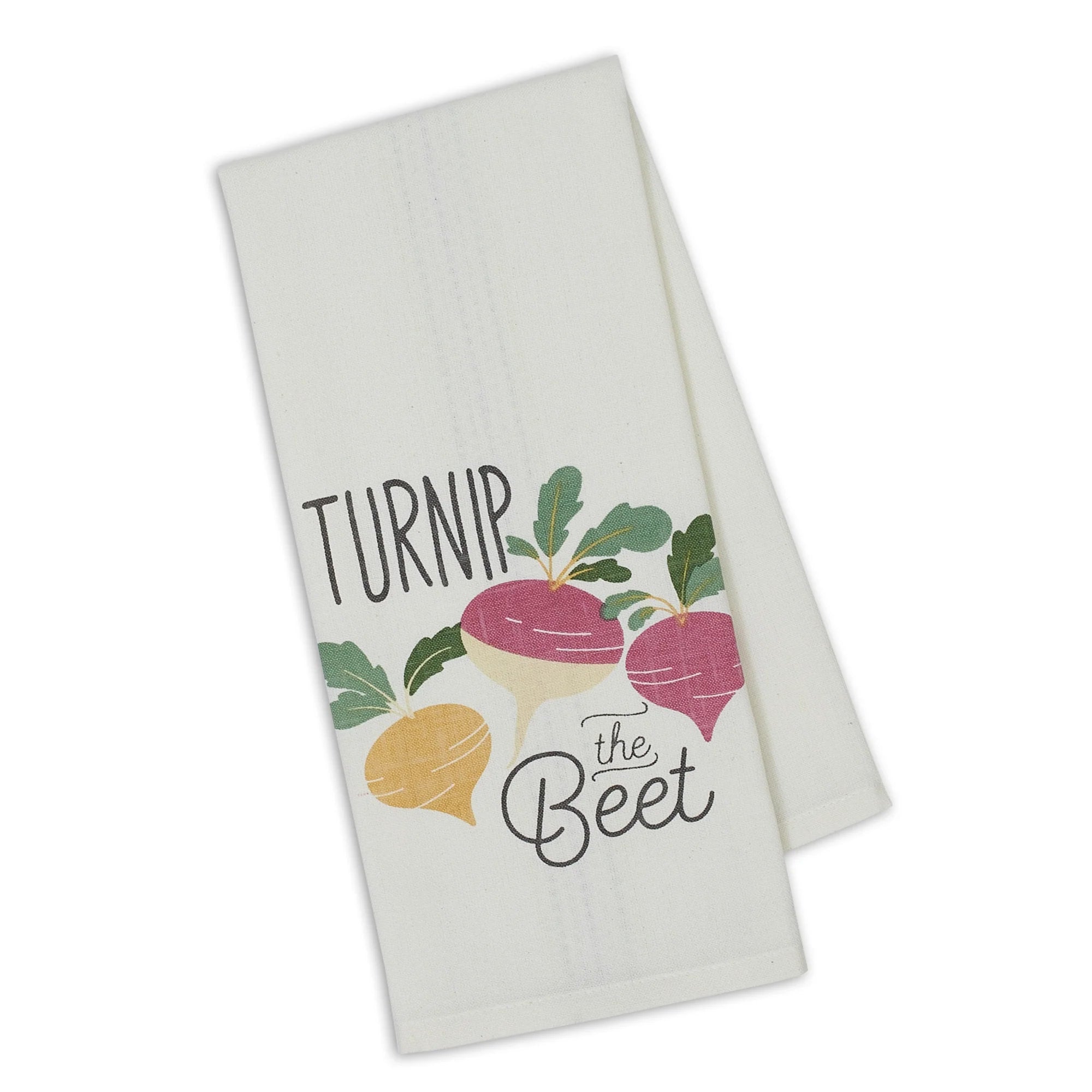 Design Imports Veggie Punny Assorted Printed Dishtowels