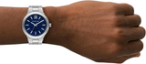 Michael Kors Mens Billie Silver-Tone Watch