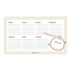 Denik Lil B Dumpling Weekly Desktop Notepad