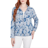 Ruby Rd. Womens Paisley Print Tencel Jacket