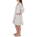 Ruby Rd. Womens Embroidered Floral Peasant Dress