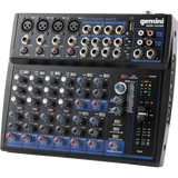 Gemini Compact 12 Channel USB and Bluetooth Mixer