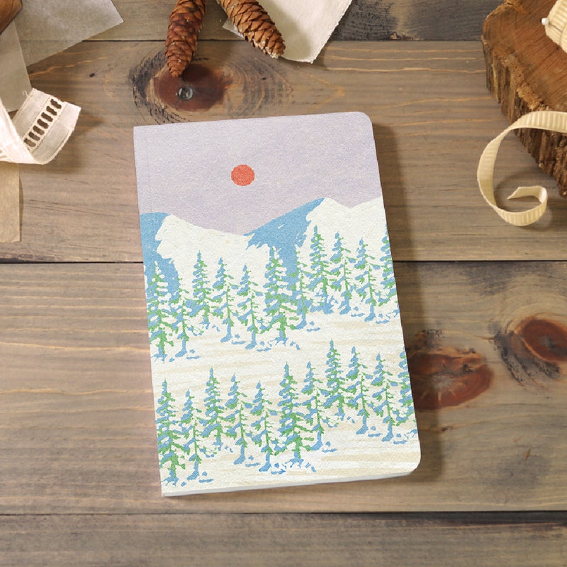 Denik Snowy Mountains Classic Layflat Journal Notebook