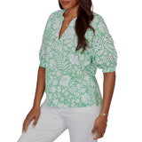 Ruby Rd. Womens Tropical Floral Trim Knit Top