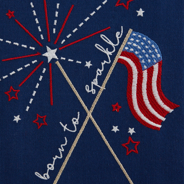 Design Imports Born To Sparkle Embellished Dishtowel