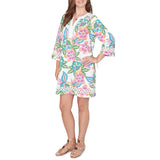 Ruby Rd. Womens Bold Tropical Solid Trim Shift Dress