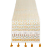 Design Imports Golden Gardens Printed Table Runner