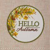 Design Imports Hello Autumn Embellished Dishtowel