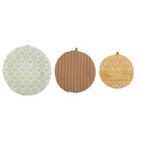 Design Imports Comfort Food Reusable Dish Covers - Set of 3