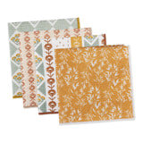 Design Imports Cozy Days Printed Waffle Dishcloth - Set of 4