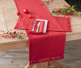 Design Imports Holly Berry Slub Placemat