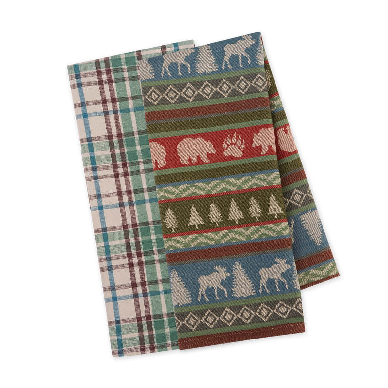 Design Imports Neck of The Woods Dishtowel - Set of 2