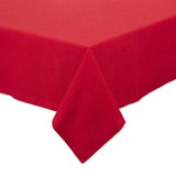 Design Imports Holly Berry Slub Tablecloth