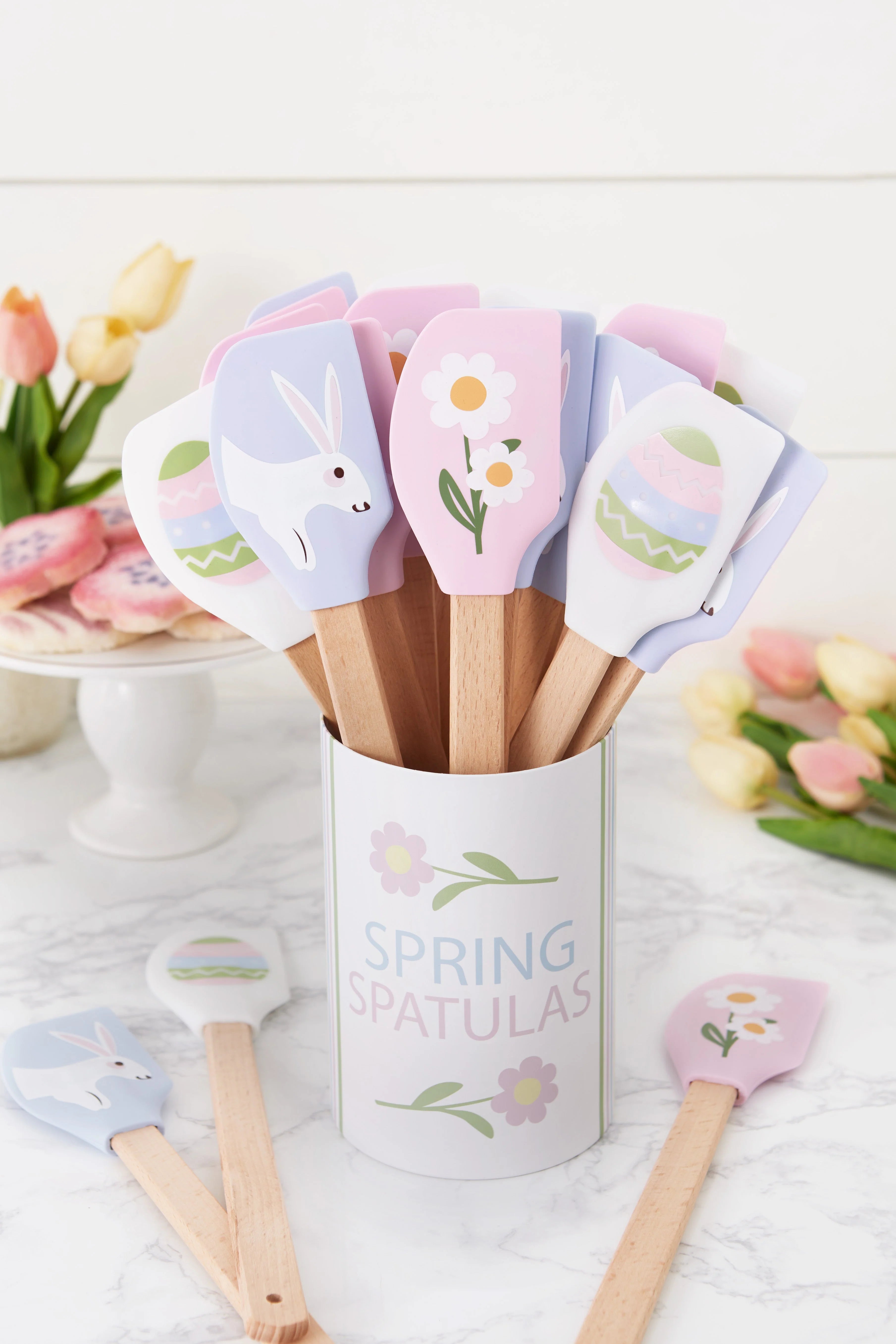 Design Imports Oh Hoppy Day Assorted Silicone Spatula