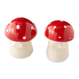 Design Imports Mushrooms Ceramic Salt & Pepper Shaker Set