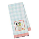 Design Imports Watering Can Embellished Dishtowel