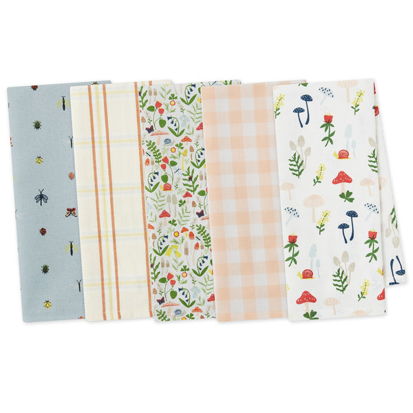 Design Imports Spring Forage Assorted Dishtowels