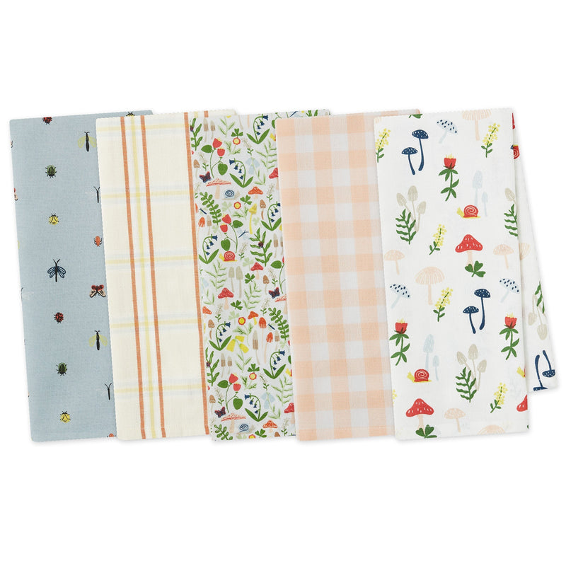 Design Imports Spring Forage Assorted Dishtowels