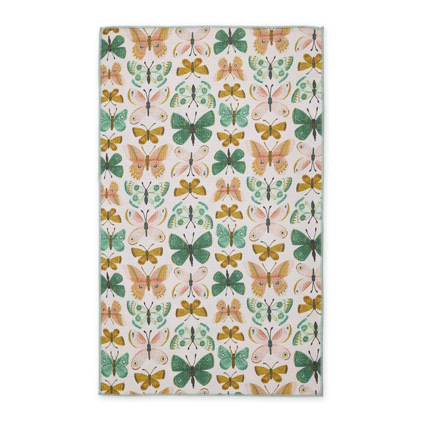 Design Imports Butterfly Garden Printed Microfiber Dishtowel