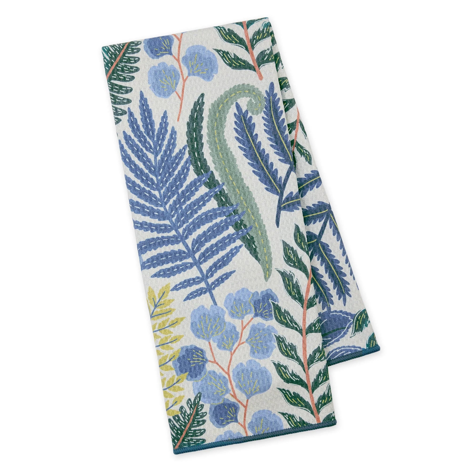 Design Imports Fiddle Ferns Printed Microfiber Dishtowel