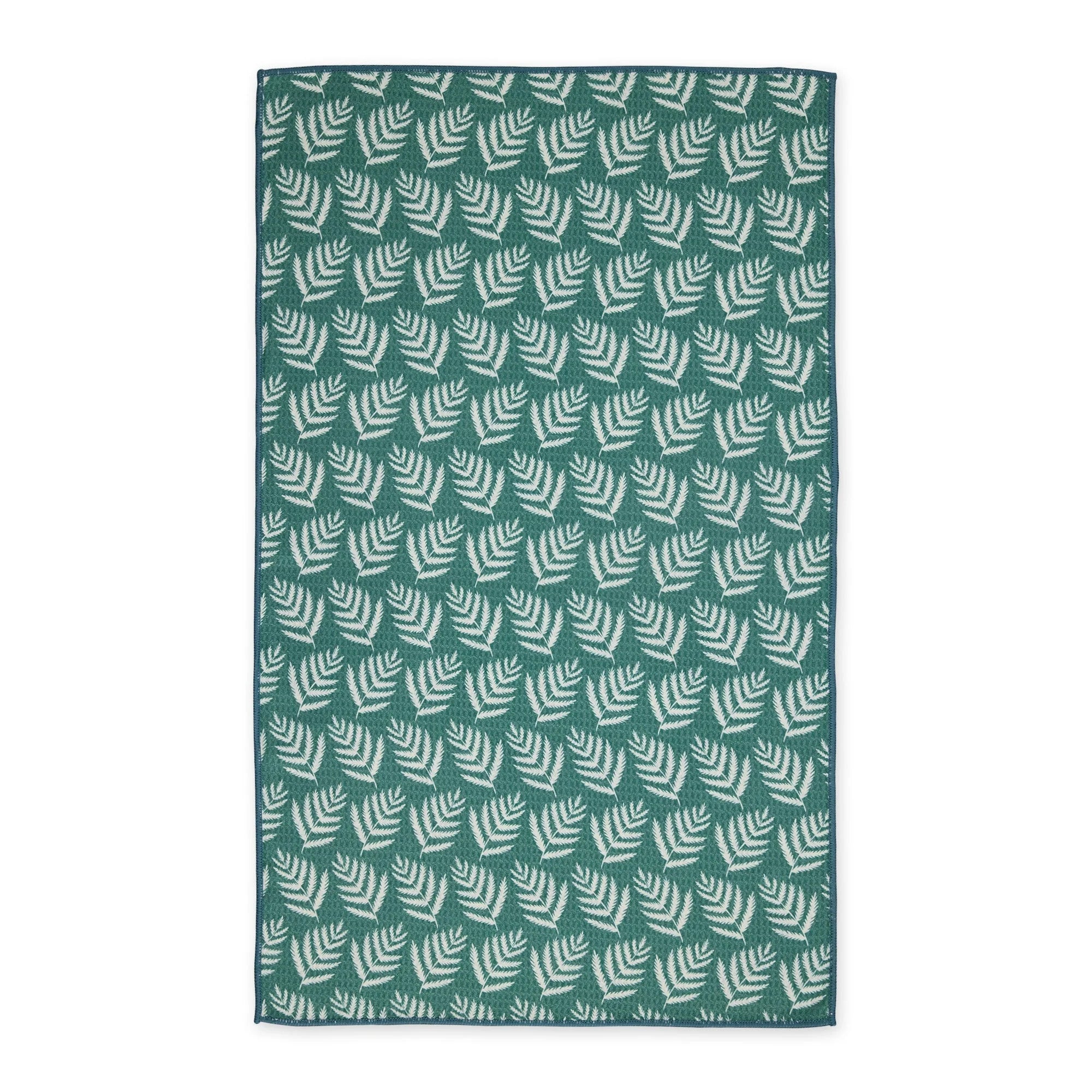 Design Imports Fiddle Ferns Printed Microfiber Dishtowel