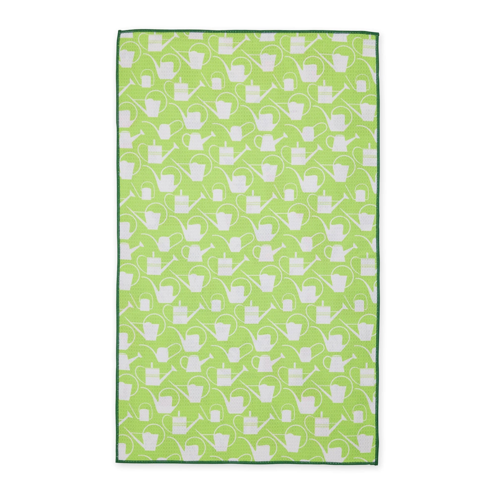 Design Imports Potted Plants Printed Microfiber Dishtowel