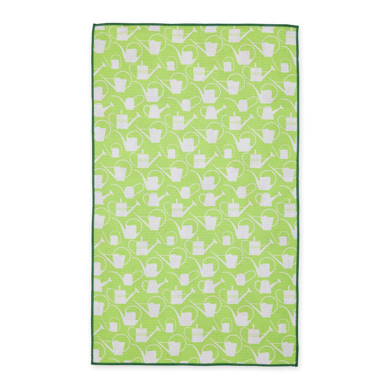 Design Imports Potted Plants Printed Microfiber Dishtowel