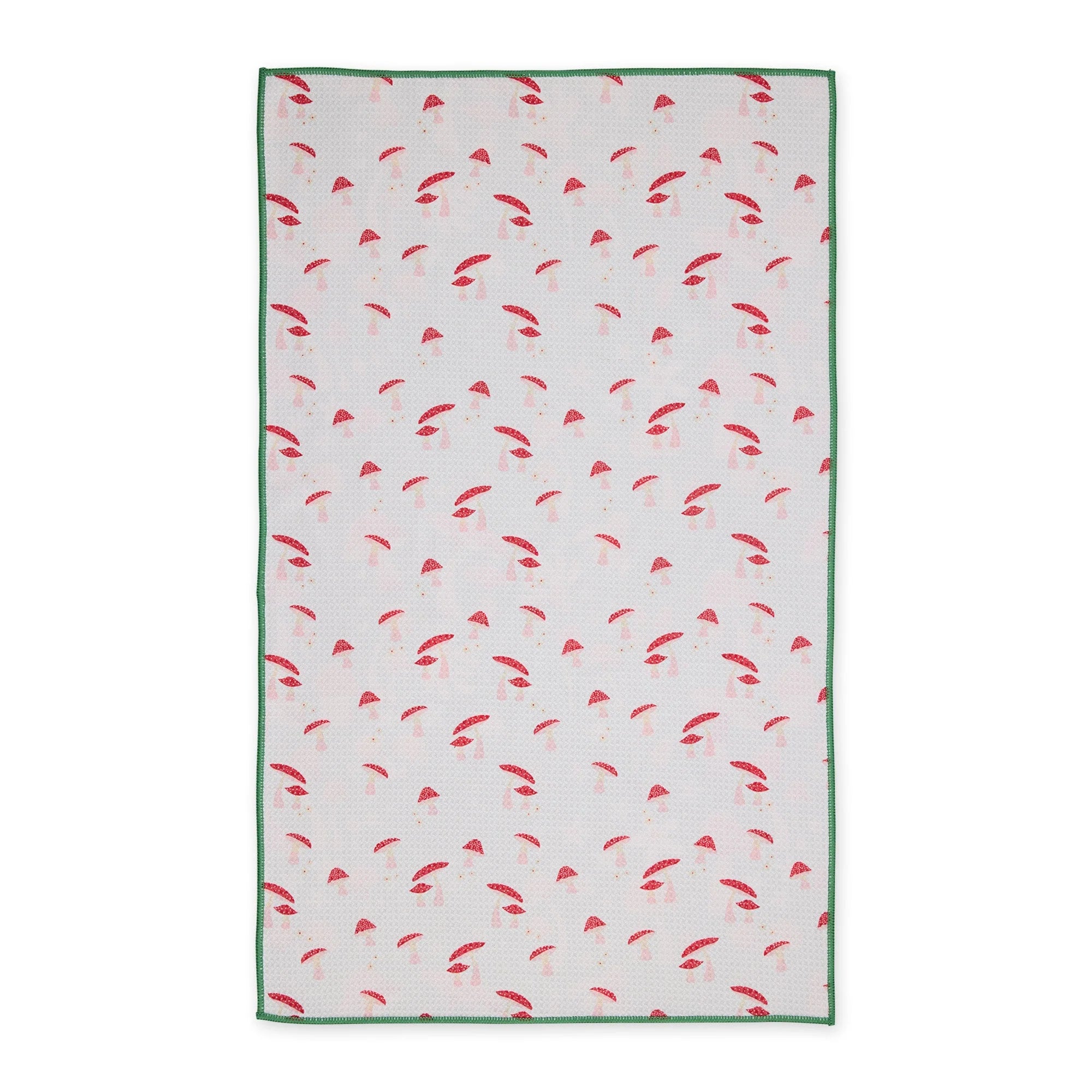 Design Imports Mushroom Meadow Printed Microfiber Dishtowel