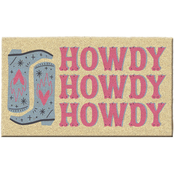 Design Imports Howdy Howdy Howdy Doormat
