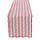 Design Imports Holly Jolly Quilted Table Runner