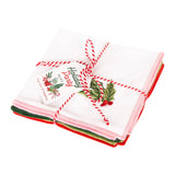 Design Imports Holiday Party Cocktail Napkins - Set of 4