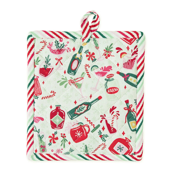 Design Imports Spirits Bright Potholder Gift Set