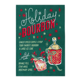 Design Imports Holiday Bourbon Printed Floursack Dishtowel