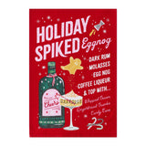Design Imports Holiday Spiked Eggnog Printed Floursack Dishtowel