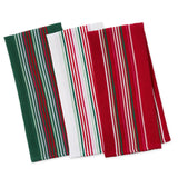 Design Imports Spirited Stripes Heavyweight Essentials Dishtowels - Set of 3