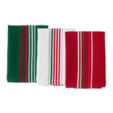 Design Imports Spirited Stripes Heavyweight Essentials Dishcloth - Set of 3