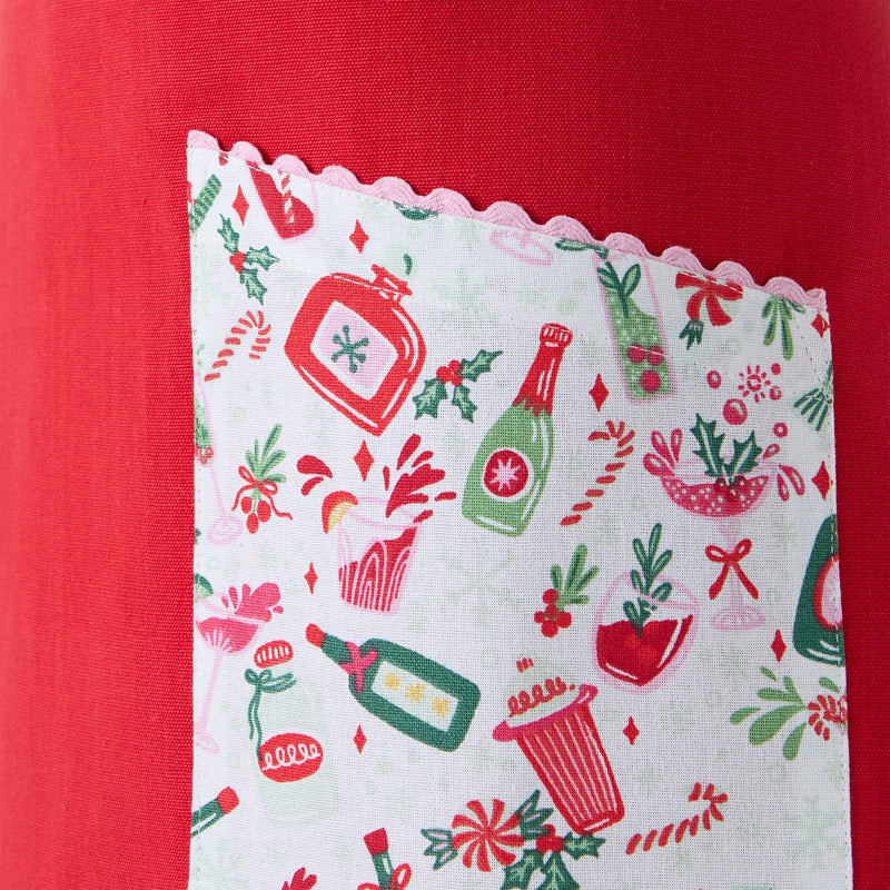 Design Imports Spirits Bright Embellished Apron