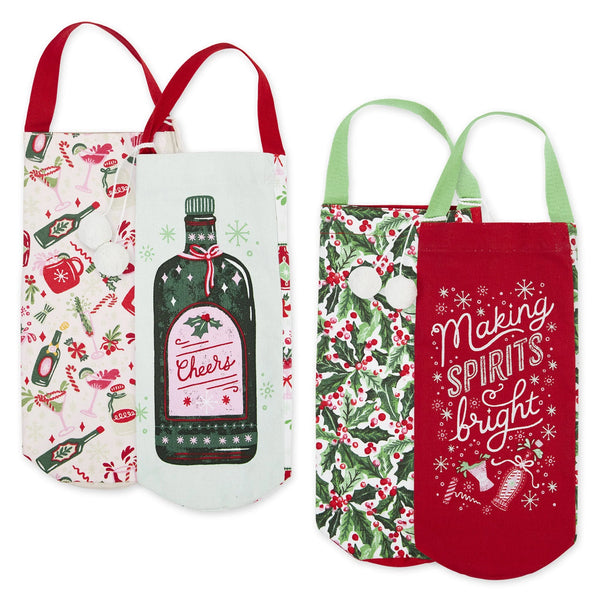 Design Imports Cheers Wine Bag