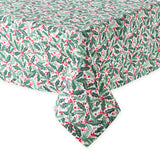 Design Imports Holly Jolly Printed Tablecloth