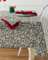 Design Imports Holly Jolly Printed Tablecloth