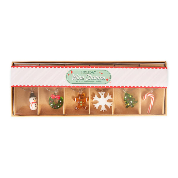 Design Imports Holiday Cheers Charm - Set of 6