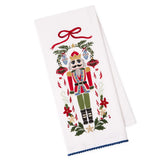 Design Imports Nutcracker Embellished Dishtowel