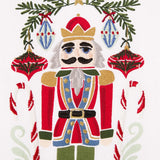 Design Imports Nutcracker Embellished Dishtowel